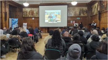 Audience at the symposium