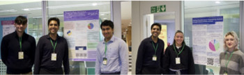 Yash, Muhie, Ava and Allegra presenting their work with Dr Shah